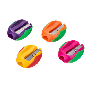 Oval pencil sharpener with eraser ZiBi
