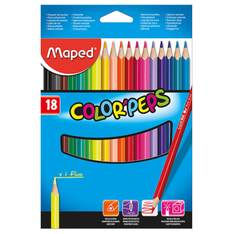 Олівці 18 кольор. COLOR PEPS MP.183218,MP.183218