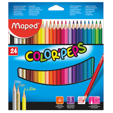 Олівці 24 кольор. COLOR PEPS MP.183224,MP.183224