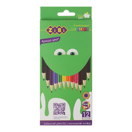 Pencils colored 12 colors SMART ZB-2424,ZB.2424