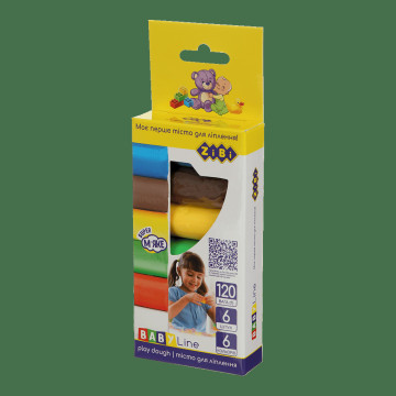 Modeling dough 6*20g 6 colors 6253