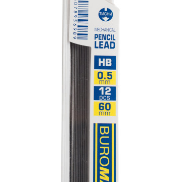 Rods for fur.pencils (12pcs) HB 0.5 mm