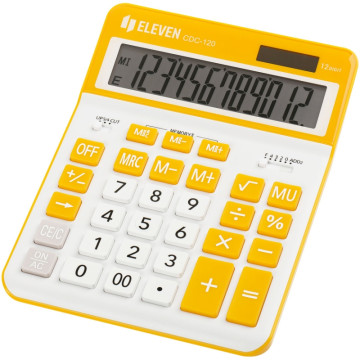 Калькулятор Eleven CDC-120 WH/OR 12 р.