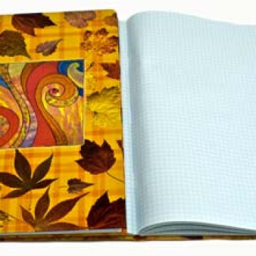 Алфавітна книга обліку  А4 80 аркушів клітинка 203*288 А4 Тверда палітурка