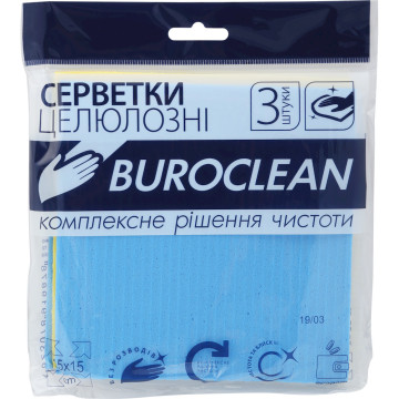 Салфетки Buroclean 3 шт/уп 10200112