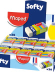 Ластик SOFTY в картонном держателе Maped,MP.511790