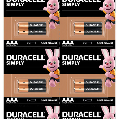 Елемент живлення DURACELL LR3 (AАA) 1шт,s.5011646