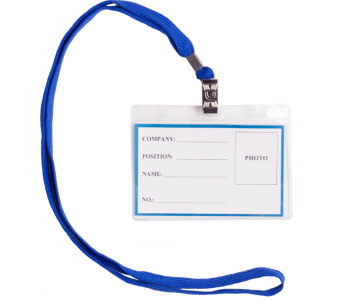 Badge hanging 110*80 +lace VM 5411