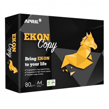 Paper A4 80 gr 500 sheets EKON COPY OPTIMAL
