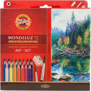 Карандаши кол аквар Mondeluz 72 шт 2968