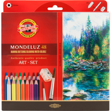Карандаши цвет аквар Mondeluz 48 шт 2967
